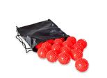 Palla Riccio Kawanyo, 8 Cm Ø Set Di 20 Con Sacchetto - Rosso