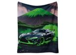 Coperta Calda In Micropush 130X150 Cm - Auto Sportiva Nera