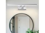 Zmh Led Lampada A Specchio Lampada A Specchio Bianco 2Pcs Lampada Da Parete IP44 Luce Da Parete Bianco Neutro 4000K Luce A Prova Di Umidità 8W 40CM Per Cantina Cucina Armadio