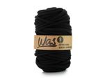 Was, Cordino In Cotone Con Anima In Poliestere, Intrecciato, 9 Mm, 50 M, Nero