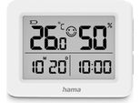 Hama Termometro Igrometro Lefkada Bianco - Orologio Calendario