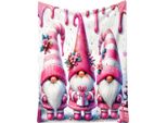 Coperta Calda In Micropush 150X200 Cm - Elfi Rosa