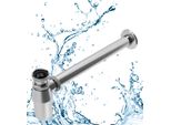 Lavabo Siphon Ottone Lavabo Cromo Rotondo