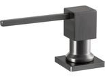 Granitan | Distributore Di Sapone Per Lavello - Quadrato - Grigio Gun Metallic - Pratico Ed Elegante