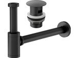 Sifone Per Lavabo In Ottone Nero+Klik Klak Zp