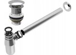 Sifone Per Lavello In Ottone Cromato + Tappo A Scatto