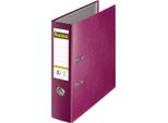 10X Bene 291400BRO No.1 Power Ordner Brombeer Kunststoff 8,0 Cm Din A4