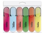 Evidenziatore Kores "Bright Liner"", Confezione Da 6 Pz"