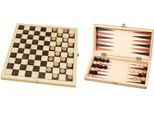Set Di Dama E Backgammon Hot Games 29 X 14,5 X 4,5 Cm