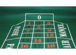 Hot Games Vestito Da Roulette 180X90Cm.Letto In Feltro Verde.