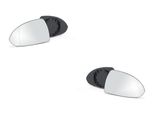 Johns, Set Di Vetri Per Specchietti Retrovisori Destro E Sinistro Adatto Per Opel Corsa E X15 09/14- W. Carrier Come 1426555 13191929 13296269 1426474