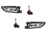 Johns, Set Di Fendinebbia H11 Sinistra Destra Adatto Per Iveco Daily V & Lampadina 51775550 51827372 5801377881