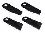 4 X 14,3 Cm Set Di Lame Per Tosaerba Per Countax 36" Contra Cut/ 16807101, 16807102"