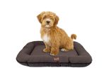 Cuccia Per Cani - Tappetino Per Cani Impermeabile E Lavabile In Codura | In & Outdoor Per Cani Di Piccola Taglia | Colore: Marrone, Misura S: 70 X 50 Cm