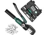 Pinza Manuale Idraulica Per Crimpare I Fili, Forza Di Crimpatura 60 Kn, 8 Coppie Di Matrici, Verde