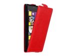 Cadorabo Cover Per Nokia Lumia 1020 Cover Protettiva In Rosso Flip Case Custodia Per Telefono Cellulare Case Cover