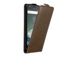 Custodia Cadorabo Per Motorola Moto Z Play Cover Protettiva In Marrone Custodia Flip Per Telefono Cellulare Custodia Cover