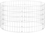 Vidaxl Compostiera Da Giardino Ø100X50 Cm Acciaio Zincato