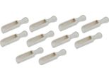 50X Cucchiaio Di Legno 7Cm Faggio Grezzo | Cucchiaio Per Spezie Piccolo Cucchiaio Per Decorazioni Naturali