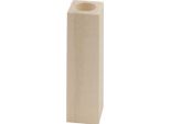 Portacandele 20X6 Cm Rettangolare In Legno Di Faggio 1 Pezzo