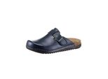 Clog FRANKEN-SCHUHE, Damen, Gr. 36, blau (marine), Synthetik, sportlich, Schuhe Hausschuh