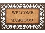 Tappeto Per Porta Esschert Design Welcome/Goodbye; RB12