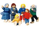 Goki SO218 Bambole Pieghevoli City Family, Multicolore (1 Set)