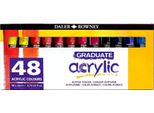 Set Di Colori Acrilici Daler Rowney Graduate 48 X 22 Ml