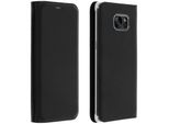 Avizar, Custodia Protettiva Flip Book Cover Per Samsung Galaxy S7 Edge, Nero