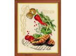 Set Di Punto Croce Riolis "Cena"", Modello Di Conteggio"