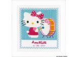 Modello Fuori Produzione Vervaco Confezione Da Ricamo Con Schema Di Conteggio "Hello Kitty Musiziert"" (Hello Kitty Suona La Musica)"