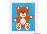Kit Da Ricamo Vervaco "Teddy"", Disegno Da Ricamo Disegnato"