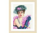 Set Punto Croce Lanarte "Elegant Lady Linen"", Motivo A Contare"