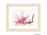 Lanarte Set Punto Croce "Magnolia Branch Counting Fabric"", Schema Di Conteggio"