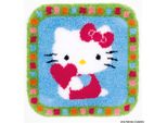 Modello Fuori Produzione Tappeto Stampato Vervaco "Hello Kitty With Heart"""