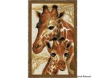 Set Di Ricami Riolis A Punto Croce "Giraffe"", Motivo Di Conteggio"