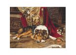 Set Punto Croce Luca-S "Reluctant Buddy"", Motivo Di Conteggio, 45X34Cm"