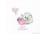 Luca-S Set Per Punto Croce "Baby Girl"", Schema Contato, 14X15,5 Cm"