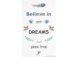 Modello Fuori Produzione Luca-S Set Per Punto Croce "Dreams"", Schema Contato, 34,5X20,5 Cm"