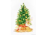Luca-S Set Per Punto Croce "Fata Di Natale"", Schema Contato, 19X28,5 Cm"