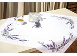 Set Di Tovaglie A Punto Croce Luca-S "Lavanda"", Schema Contato, 75X75Cm"