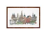 Thea Gouverneur Kit Punto Croce "Amsterdam Evenweave"", 79X50Cm"