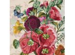 Luca-S Set Per Punto Croce "Fiori D'estate"", Schema Contato, 28X28Cm"