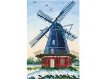 Rto Set Punto Croce "Mills"" C280, Schema Di Conteggio, 9X13,5 Cm"