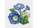 Rto Set Punto Croce "Convolvolo"" H245, Schema Di Conteggio, 10X10 Cm"