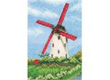 Rto Set Punto Croce "Mills"" C283, Schema Di Conteggio, 9X13,5 Cm"