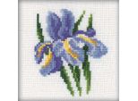 Rto Set Punto Croce "Iris"" H172, Motivo Di Conteggio, 10X10 Cm"