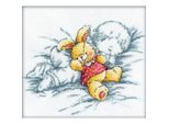 Rto Set Punto Croce "Baby E Coniglio"" M157, Schema Di Conteggio, 20X18 Cm"