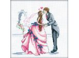 Rto Set Punto Croce "Coppia - Matrimonio"" M165, Motivo A Contare, 20X20 Cm"