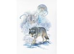 Rto Set Punto Croce "Wolf"" M782, Schema Di Conteggio, 25,5X35 Cm"
